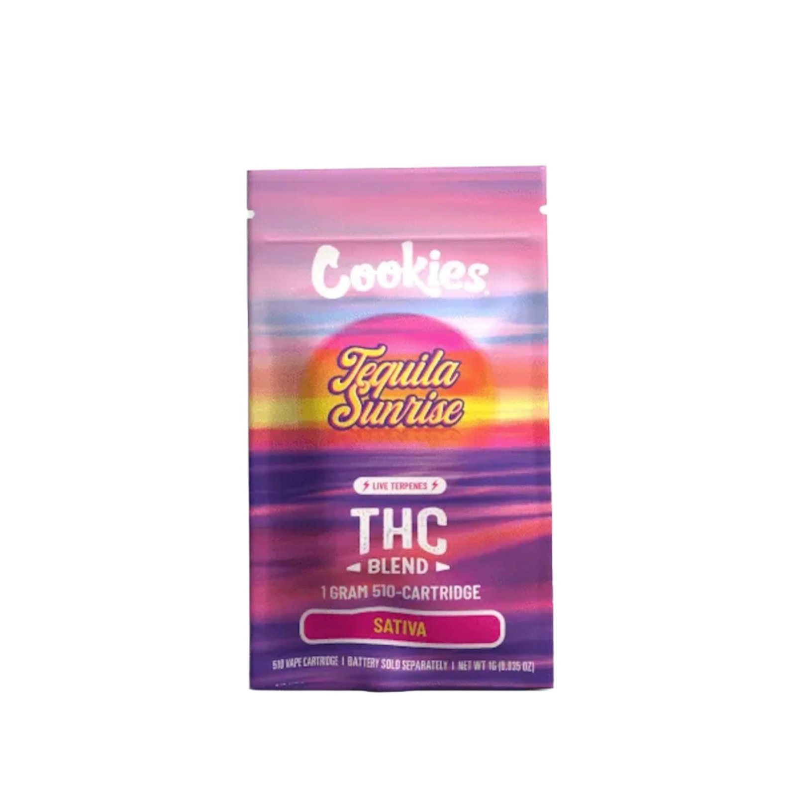 cookies-tequila-sunrise-thc-a-cartridge-1000mg-1151967160.jpg Cookies Tequila Sunrise THC-A Cartridge - 1000mg - Image 1