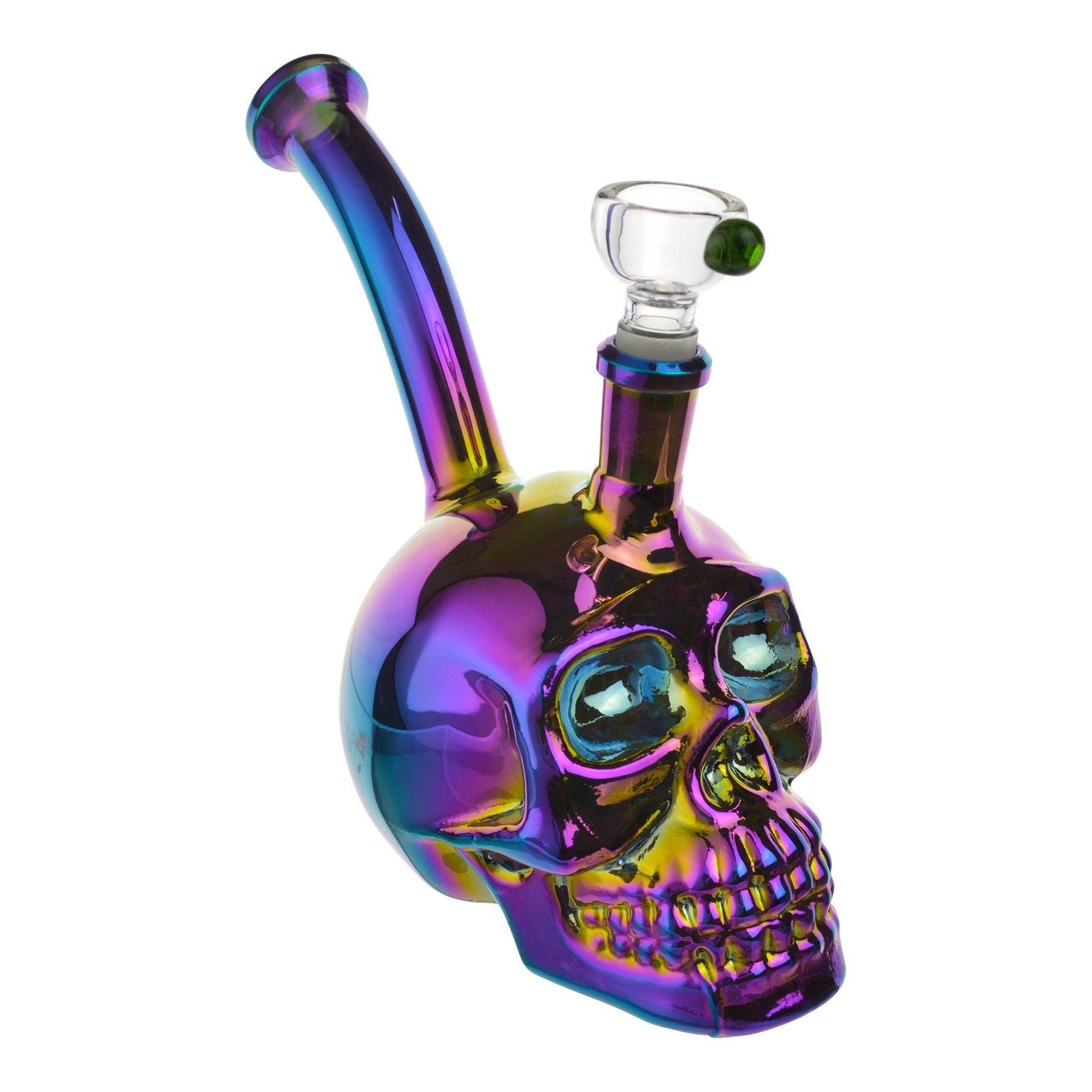 mini-skull-bubbler-4-5in-16156941647951 Mini Skull Bubbler - 8in - Image 1